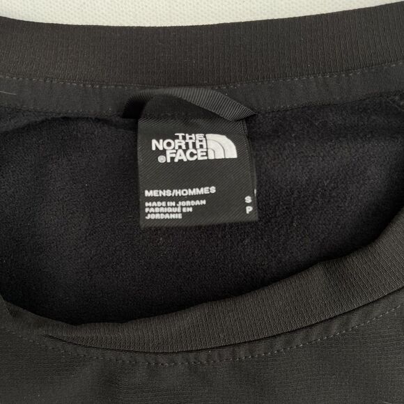 The North Face Fleece Crewneck Black Tekware Size Small Hiking Running Winter - Picture 4 of 12